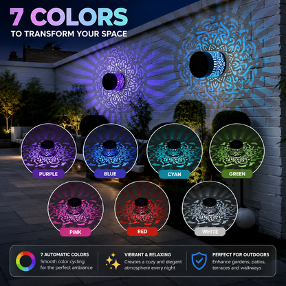 Premium Solar Projection Wall Light